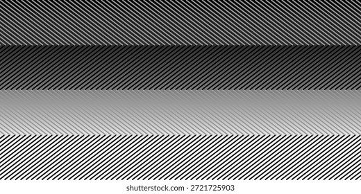 Schwarz-weiße Zick-Zack-Streifen Linienmuster abstrakter Hintergrund für Hintergrund oder Stoffstil
