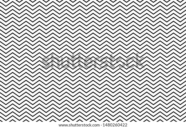 Black and white zigzag chevron pattern.\
Simple and modern vintage background. web design, greeting card,\
textile, Eps 10 vector\
illustration