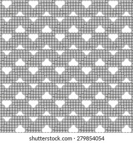Black and white zigzag pattern