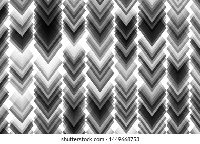 Black and white zigzag pattern. Stylish, elegant background for printing, web banners, Wallpapers, covers, decoration, Wallpaper. Vector illustration
