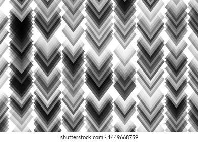 Black and white zigzag pattern. Stylish, elegant background for printing, web banners, Wallpapers, covers, decoration, Wallpaper. Vector illustration
