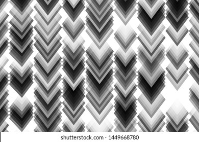 Black and white zigzag pattern. Stylish, elegant background for printing, web banners, Wallpapers, covers, decoration, Wallpaper. Vector illustration
