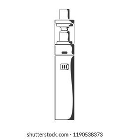 Black wide pen style vape mod icon