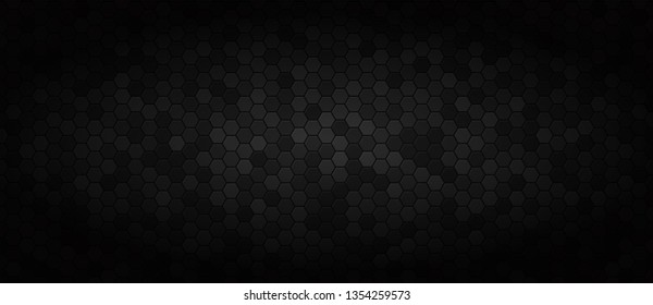 Black Wide Technology Background Dark Industrial Stock Vector (Royalty ...