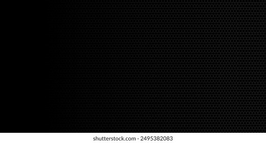 Black wide technology background, vector illustration.