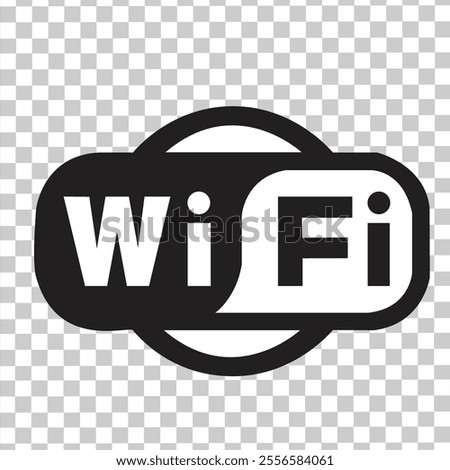 Black wifi vector icon, wifi signal ,full wifi network connection