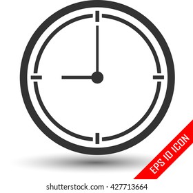 Black wind rose isolated on white background. Compass logo. Vector illustration