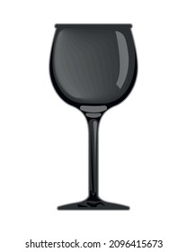 black wine cup drink icon