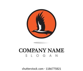 Black wing logo symbol for a professional designer
