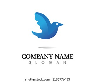 Black wing logo symbol for a professional designer
