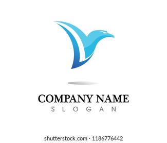 Black wing logo symbol for a professional designer
