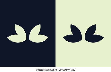 Black wings vector logo icon. Wing badge. Black wing badge. Vector illustration.