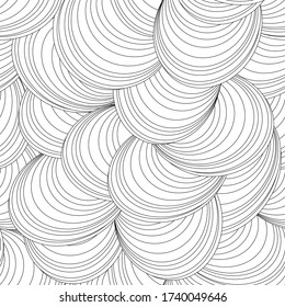 Schwarzes und weißes nahtloses Muster (nahtlos kippen). 
Nachbearbeitbarer Stroke Abstract Hintergrund für Ihr Design Papier, Scrapbooking, Gewebe, Tapeten, 
Webdesign, 
Flugblätter, Visitenkarte. Vektor.