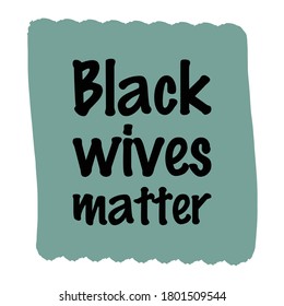  Schwarze Frauen sind wichtig. Vektorangebot
