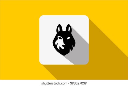 black wolf icon