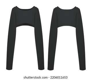 Black woman sweater. vector illustration