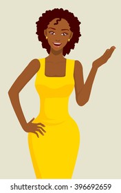 black woman vector image