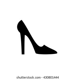 black women's Shoe high heel