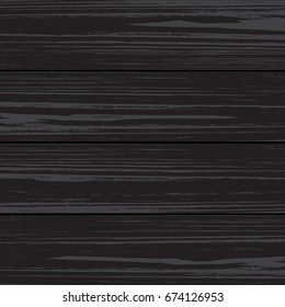 Black wood dark grain texture background. Board wooden timber plank backdrop. Design interior furniture