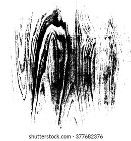 Black wood texture on white background. eps10