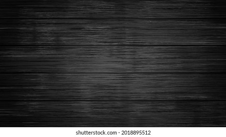 Black wood texture vector background