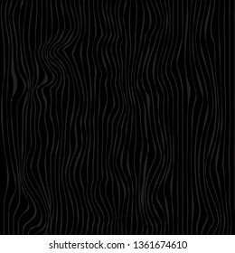 Black wood texture vector illustration.