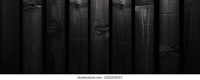 black wood timber board use for background, poster, banner, brochure, social media design