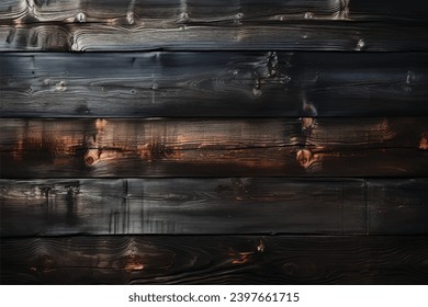 black wood timber board use for background, poster, banner, brochure, social media design