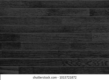 Black Wooden Background. Horizontal textured oak planks