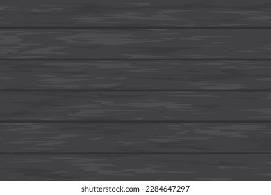 fondo de tableros de madera negra - ilustración vectorial