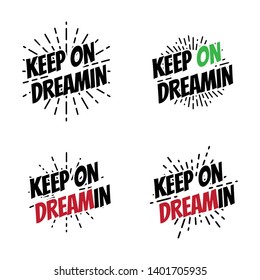 black words sentence typography writing script design template