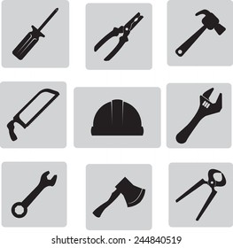 Black work tool icon