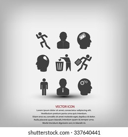 black working businessman icon black working businessman icon
