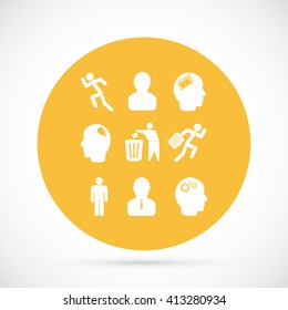 black working businessman icon