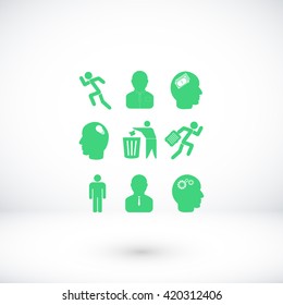 black working businessman icon