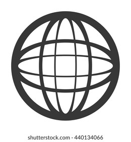 black world map with stripes front view over isolated background,vector illustration