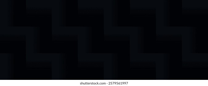 A black, black woven texture background, background with a subtle, subtle checkered pattern, creating a modern, sleek look. Square pattern background vector. Black background.