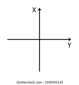 black x axis y axis lines on white background