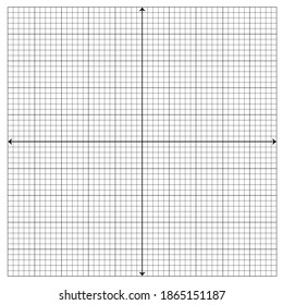 Black x axis and black y axis on white background