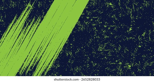 Black and yellow abstract background with brush stroke and halftone style modern grunge