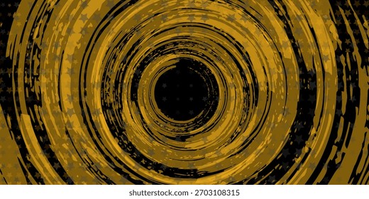 Fondo abstracto negro y amarillo con pincelada y medio tono estilo arte simple Ilustraciones Vector diseño moderno agradable