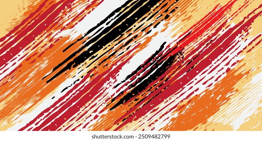Black and yellow abstract background with splatter brushstroke