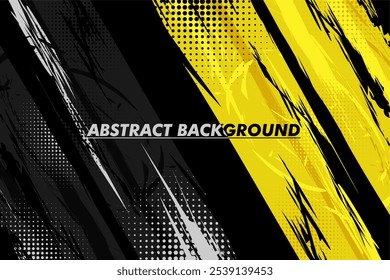 black and yellow abstract background vector