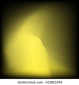 Black and yellow abstract background.Blur gradient