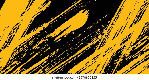 black and yellow abstract dirty grunge background. eps 10