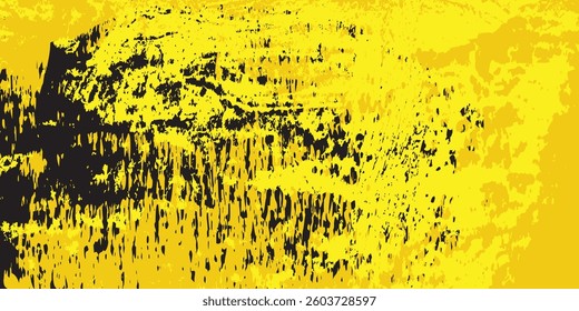 black and yellow abstract dirty grunge background