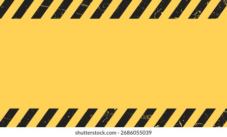 Black and Yellow Background Alert
