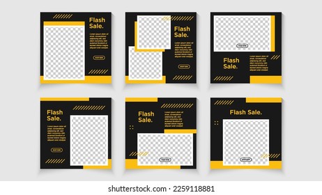 Black and yellow background color with stripe line shape. Suitable for Post, Sale Banner, Promotion Product, Business, Company Fashion Beauty, etc.