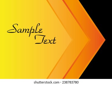 Black and yellow background composition - vector illustration for text and message website design , vector