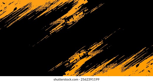 Black and yellow background. Image includes a effect the black and yellow tones. Abstract background.